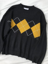 Load image into Gallery viewer, Patterned Argyle Sweater