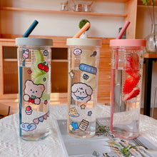Load image into Gallery viewer, Cute Clear Plastic Drinks Bottle