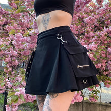 Load image into Gallery viewer, Black High Waist Skirt