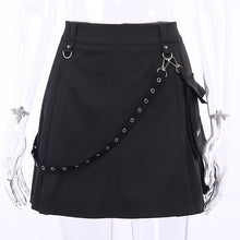 Load image into Gallery viewer, Black High Waist Skirt