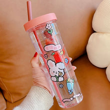 Load image into Gallery viewer, Cute Clear Plastic Drinks Bottle