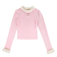 Load image into Gallery viewer, Long Sleeve Top with Plush Cuffs