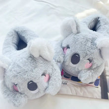 Load image into Gallery viewer, Cute Koala Plush Slippers
