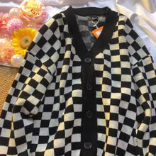 Load image into Gallery viewer, Checkerboard Cardigan
