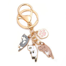 Load image into Gallery viewer, Cat Paw Keychain
