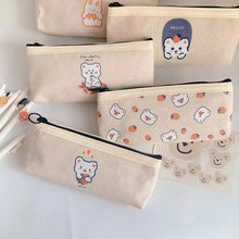 Load image into Gallery viewer, Kawaii Canvas Pencil Case
