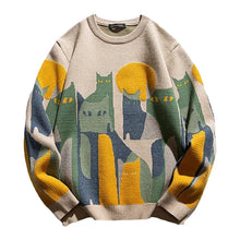 Load image into Gallery viewer, Oversized Cat Sweater
