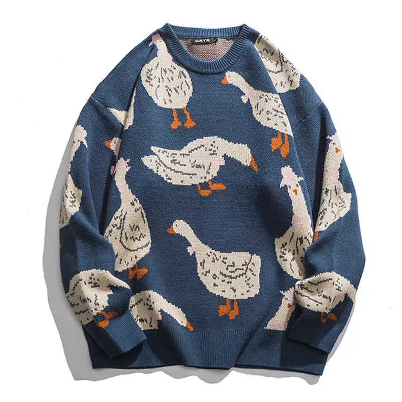 Oversized Cute Duck Sweater