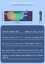 Load image into Gallery viewer, H87 Wired Mechanical Keyboard
