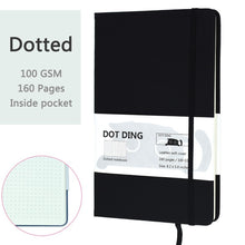 Load image into Gallery viewer, A5 Cloth Cover Dotted Notebook
