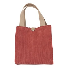 Load image into Gallery viewer, Corduroy Canvas Tote Bag
