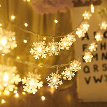 Load image into Gallery viewer, LED Snowflake Hanging Lights
