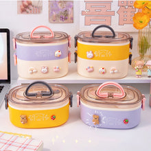 Load image into Gallery viewer, Cute Lunch Bento Box
