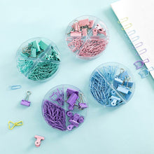 Load image into Gallery viewer, 84 Piece Pastel Paper Clip Set
