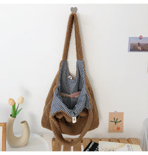 Load image into Gallery viewer, Soft Plush Shoulder  Bag
