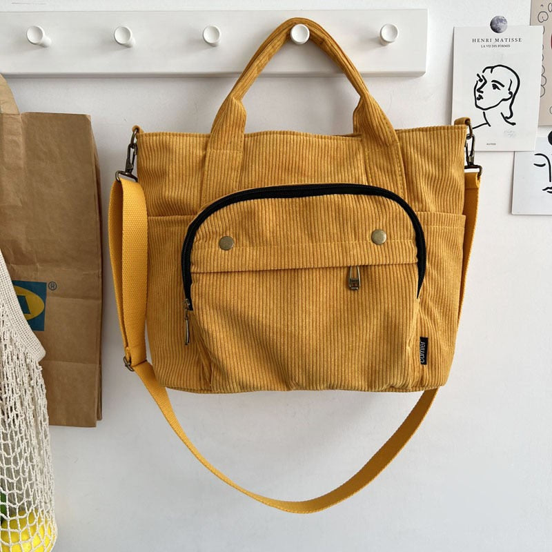 Corduroy Crossbody Bag