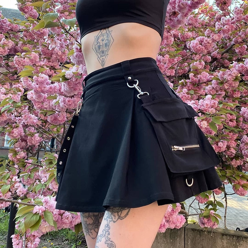 Black High Waist Skirt