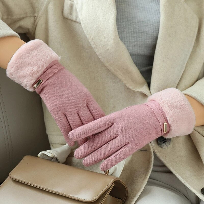 Cashmere Turn Cuff Gloves