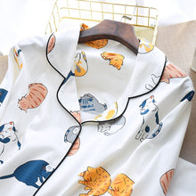 Load image into Gallery viewer, Pretty Kitty Cat Pyjama Set
