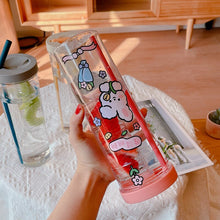 Load image into Gallery viewer, Cute Clear Plastic Drinks Bottle
