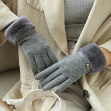 Load image into Gallery viewer, Cashmere Turn Cuff Gloves
