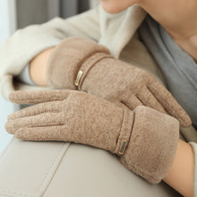 Load image into Gallery viewer, Cashmere Turn Cuff Gloves
