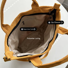 Load image into Gallery viewer, Corduroy Crossbody Bag
