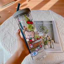 Load image into Gallery viewer, Cute Clear Plastic Drinks Bottle
