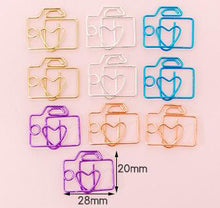 Load image into Gallery viewer, 10 Piece Mini Paper Clip Set
