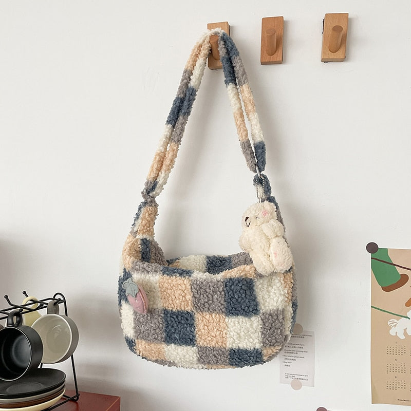 Plush Crossbody Bag