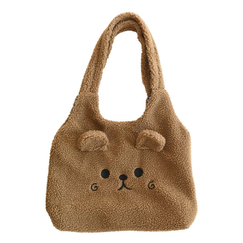 Soft Plush Shoulder  Bag