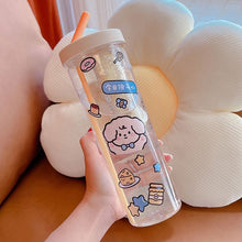 Load image into Gallery viewer, Cute Clear Plastic Drinks Bottle
