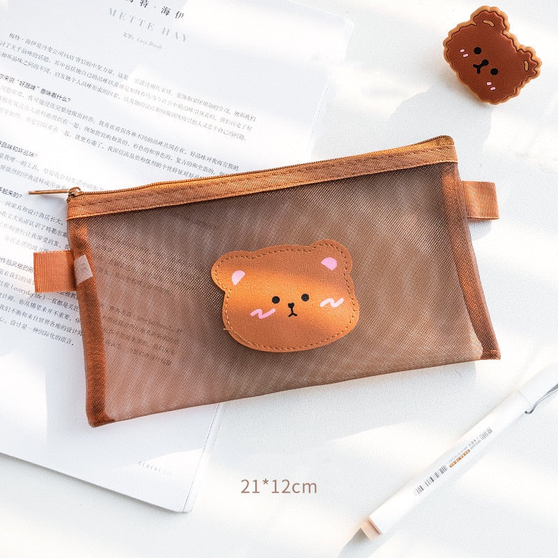 Cute Transparent Pencil Case