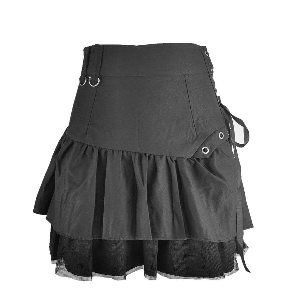 High Waist Pleated Skirt