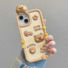 Load image into Gallery viewer, 3D iPhone Soft Back Bear Case
