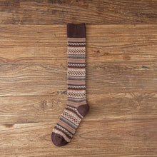 Load image into Gallery viewer, Mori Striped High Leg Socks
