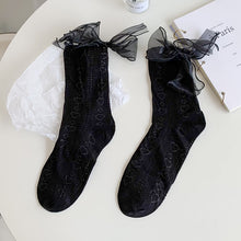 Load image into Gallery viewer, Cute Lace Bow Ruffle Socks
