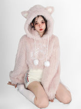 Load image into Gallery viewer, Warm Pink Plush Sweater
