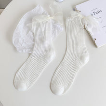 Load image into Gallery viewer, Cute Lace Bow Ruffle Socks
