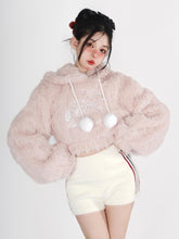 Load image into Gallery viewer, Warm Pink Plush Sweater
