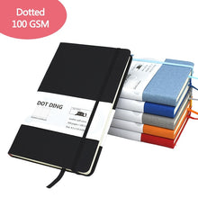 Load image into Gallery viewer, A5 Cloth Cover Dotted Notebook
