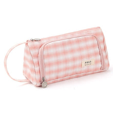 Load image into Gallery viewer, Large Capacity Plaid Pencil Case
