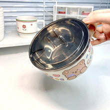 Load image into Gallery viewer, Cute Stainless Steel Noodle Bowl
