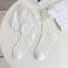 Load image into Gallery viewer, Cute Lace Bow Ruffle Socks
