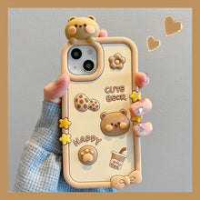 Load image into Gallery viewer, 3D iPhone Soft Back Bear Case
