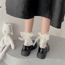 Load image into Gallery viewer, Cute Lace Bow Ruffle Socks
