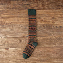 Load image into Gallery viewer, Mori Striped High Leg Socks
