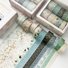 Load image into Gallery viewer, 10 Piece Decorative Washi Tape Set
